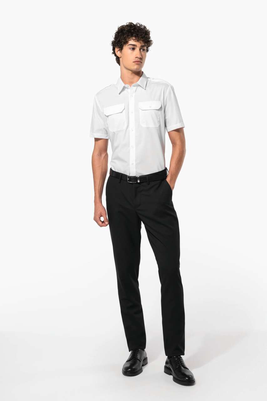 KA503 MEN'S SHORT-SLEEVED PILOT SHIRT - Obrázek 3