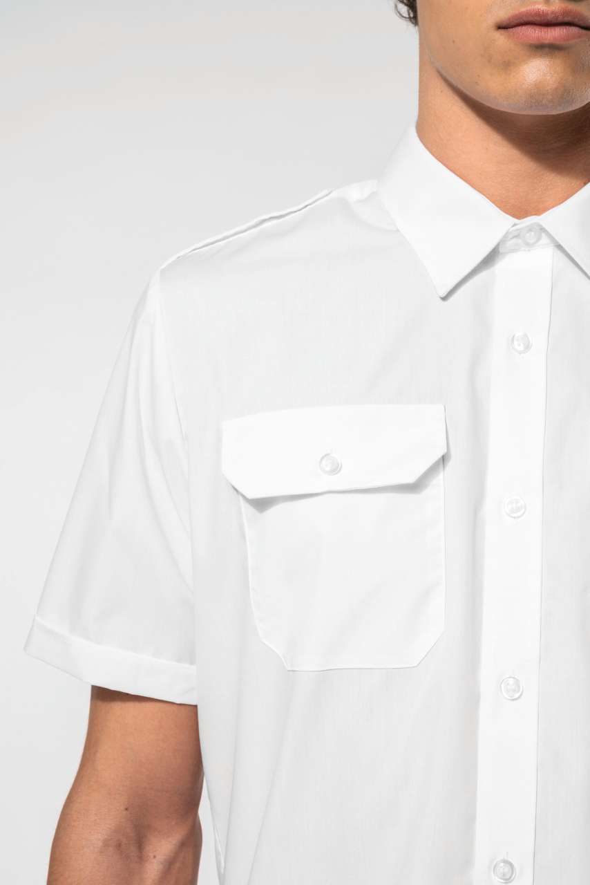 KA503 MEN'S SHORT-SLEEVED PILOT SHIRT - Obrázek 7