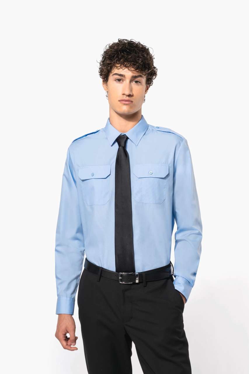 KA505 MEN'S LONG-SLEEVED PILOT SHIRT - Obrázek 4