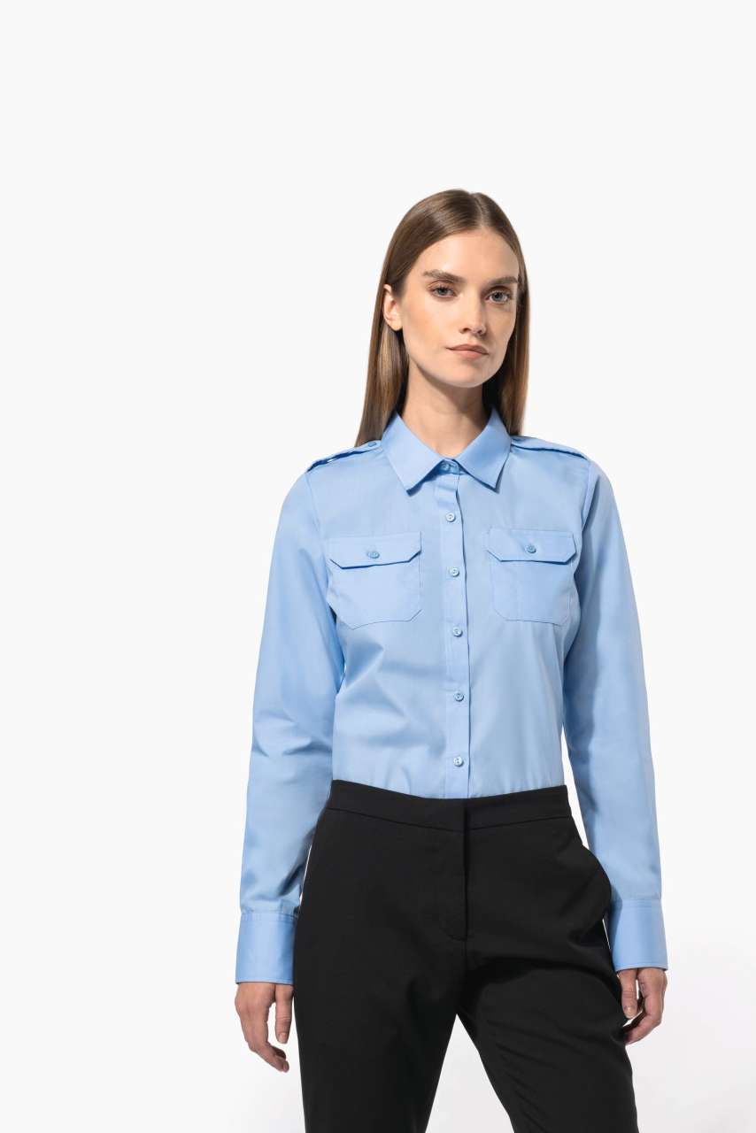 KA506 LADIES’ LONG-SLEEVED PILOT SHIRT - Obrázek 3