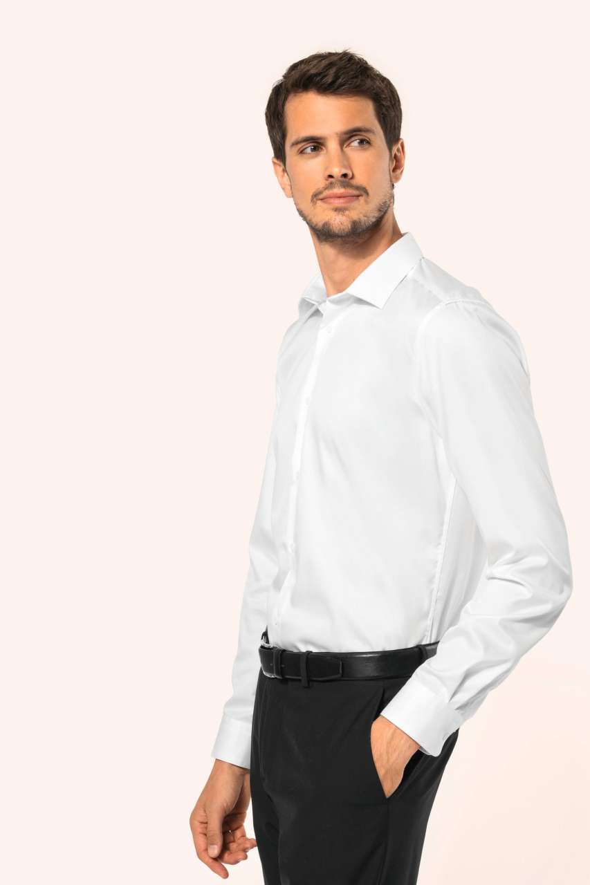 PK506 MEN'S LONG-SLEEVED TWILL SHIRT - Obrázek 6