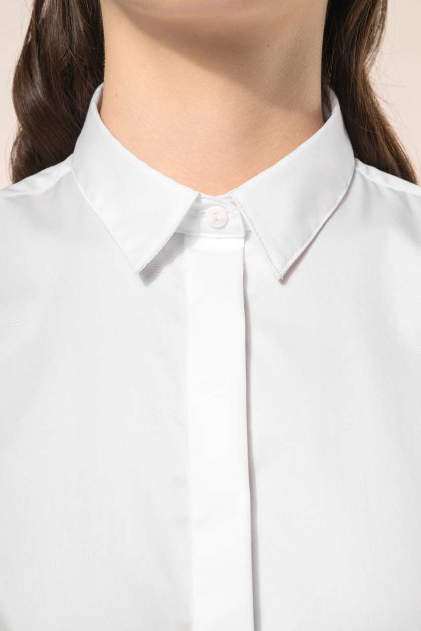PK507 LADIES' LONG-SLEEVED TWILL SHIRT - Obrázek 3