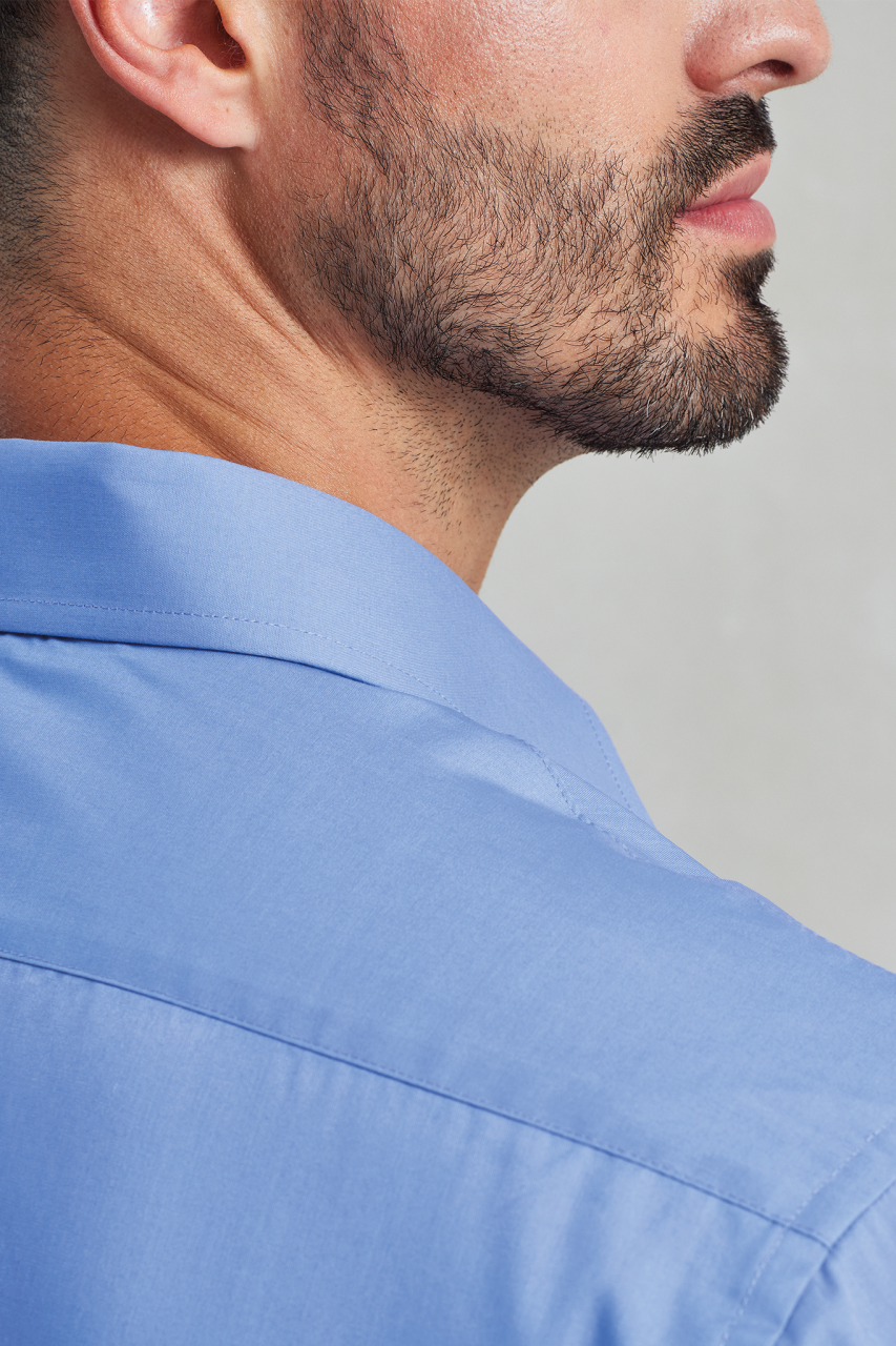 PR202 MEN'S SHORT SLEEVE POPLIN SHIRT - Obrázek 4
