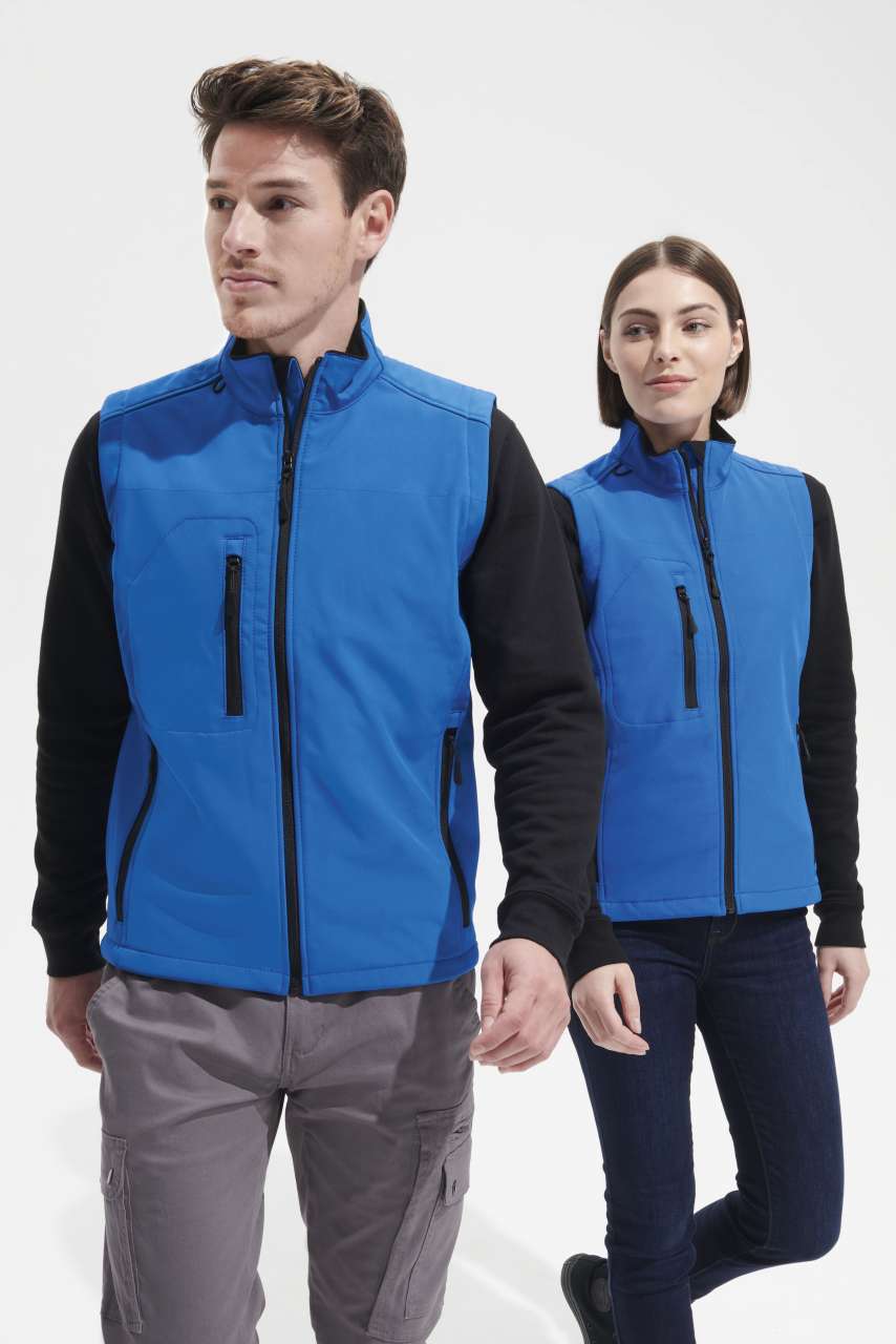 SO46601 SOL'S RALLYE MEN - SLEEVELESS SOFTSHELL JACKET - Obrázek 4