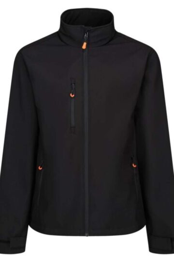 Muži Softshellové bundy barva Black/Magma 3XL