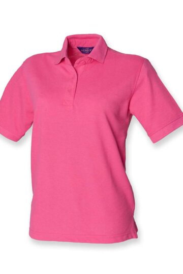 Ženy Polokošile barva Fuchsia 3XL