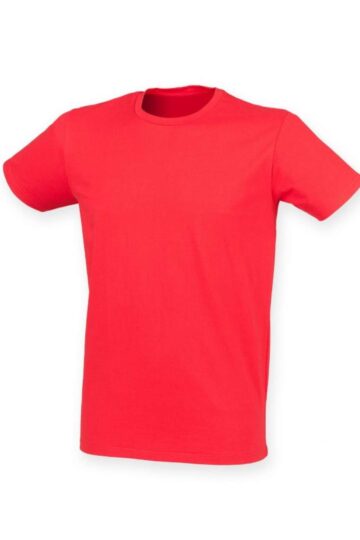 Muži Trička barva Bright Red 2XL