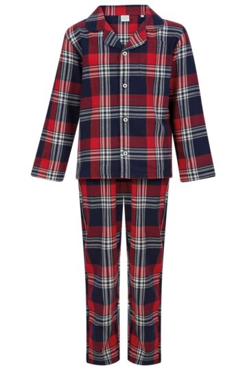 Děti Trička barva Red/Navy Check 13