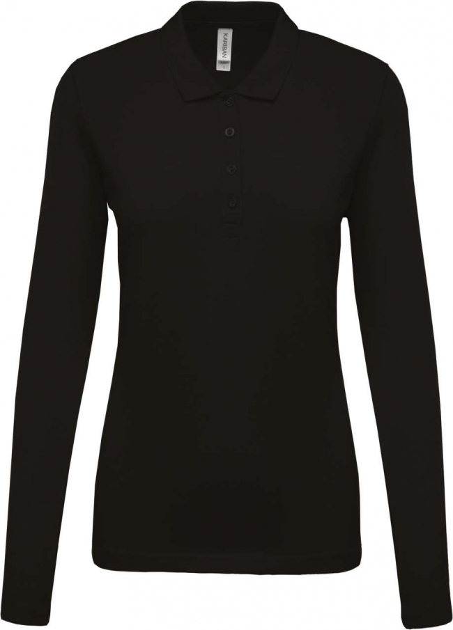 Kariban Polokošile KA257 LADIES’ PIQUÉ LONG SLEEVE POLO SHIRT