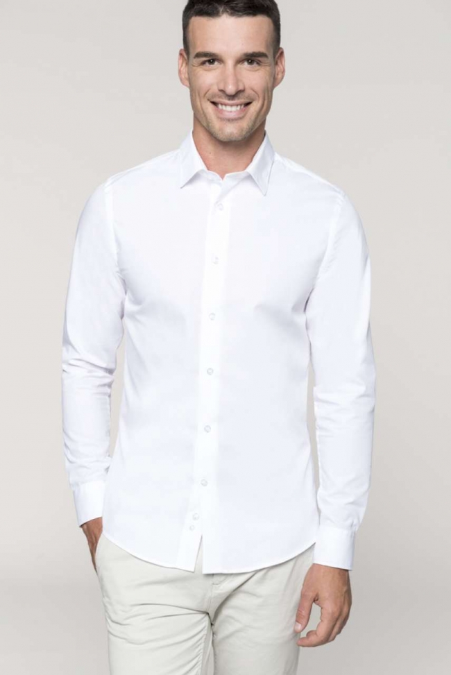 Kariban Firemní oděvy KA513 MEN’S LONG SLEEVE POPLIN SHIRT