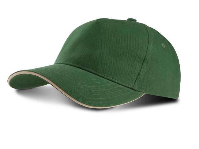 K-UP Čepice KP124 SANDWICH PEAK CAP - 5 PANELS