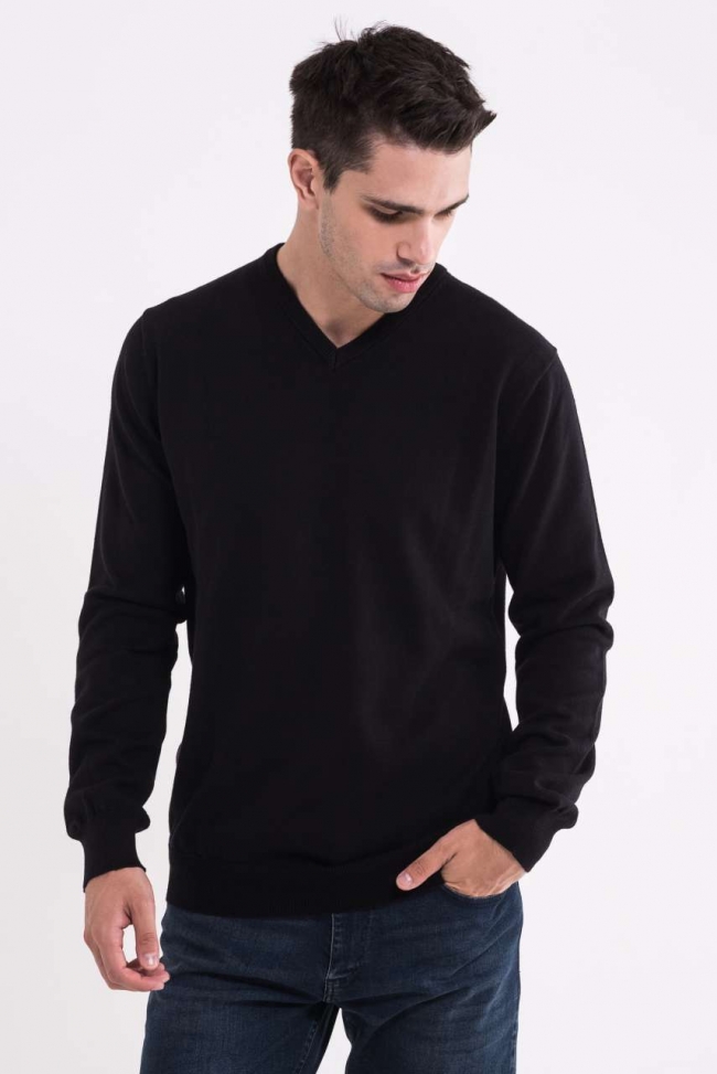 Legend World Wide Firemní oděvy LW9133 MEN’S V-NECK FINE GAUGE COTTON PULLOVER